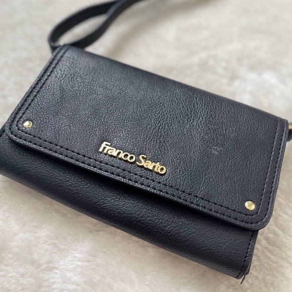 Franco Sarto Elegant Black Crossbody Bag - Picture 10 of 10